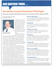 Cosmetic Dentistry Flossmoor Dentist Dr Charles Greenebaum