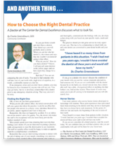 How To Choose The Right Flossmoor Dental Practice By Charles Greenebaum